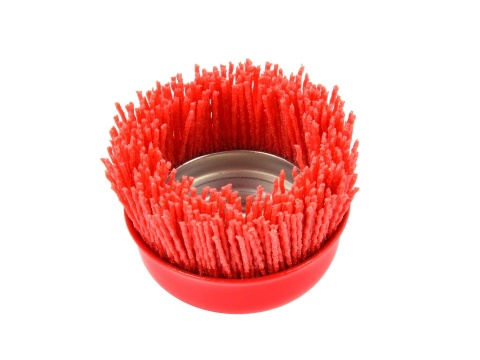 Szczotka druciana czołowa nylon 75mm M14 (100)