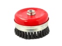 Szczotka druciana czołowa pl.125mm M14+opaska(20)