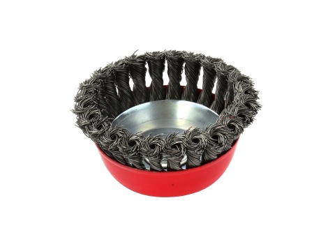 Szczotka druciana czołowa pleciona 100mm/4" M14(60)