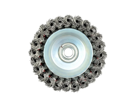 Szczotka druciana czołowa pleciona 100mm/4" M14(60)