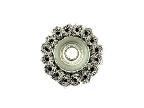 Szczotka druciana czołowa pleciona 65mm M14(100)