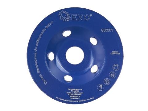 Tarcza diam. do szlif.125mm turbo GEKO(20)