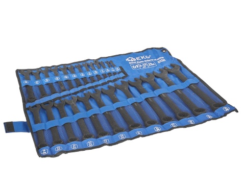 Klucze płasko-oczkowe CRV-czarne 6-32mm 25el. (4)