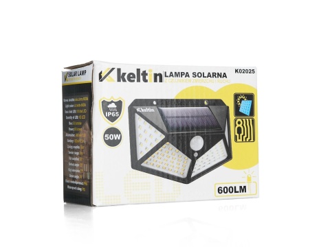 Lampa solarna z czujnikiem zmierzchu i ruchu 50W (naświetlacz 100led) (100)