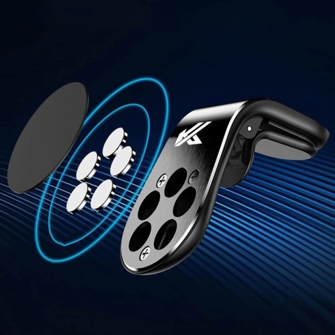 Uchwyt magnetyczny typu klips do telefonu- na kratkę nawiewu (200)