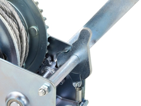 Wciągarka linowa pozioma 1000LB/450kg 10m linki(6)