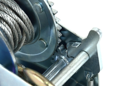 Wciągarka linowa pozioma 1000LB/450kg 5m linki(6)