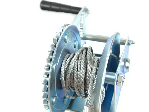 Wciągarka linowa pozioma 1000LB/450kg 5m linki(6)