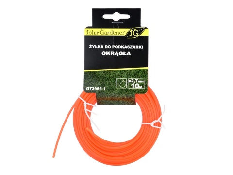Żyłka do podkaszarki okrągła 2,7mmx10m (20/200)