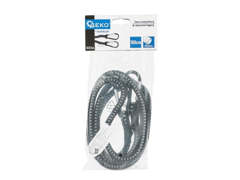 Guma transportowa do mocowania bagażu + karabińczyki 10mm x 180cm (40)