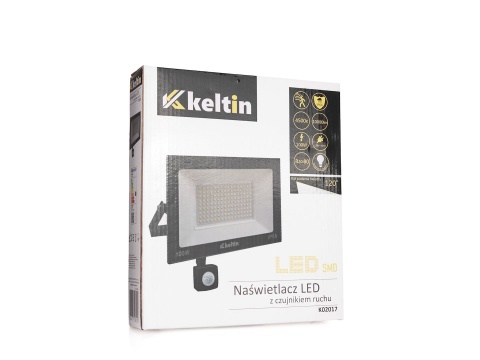 Naświetlacz LED 100W z czujnikiem ruchu - barwa biała neutralna 4500K (10)