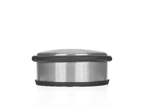 Odbojnik do drzwi wolnostojący - niski (kolor: szczotkowany nikiel) (12)