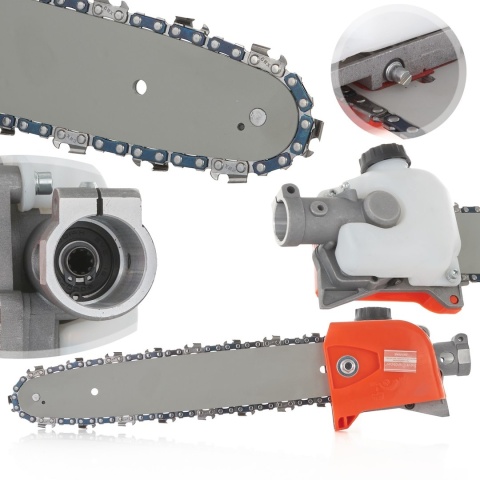 Piła łańcuchowa - przystawka do kosy spalinowej 28mm 9 frezów (16)