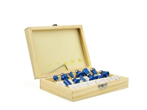 Frezy kształtowe do drewna 12 el./6mm/ (40)