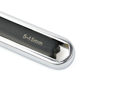 Klucz oczkowy nastawny - dwustronny 15-27mm/5-15mm CrV (30)