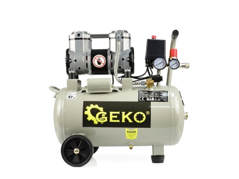 Kompresor bezolejowy dwutłokowy 24L 980W (1)