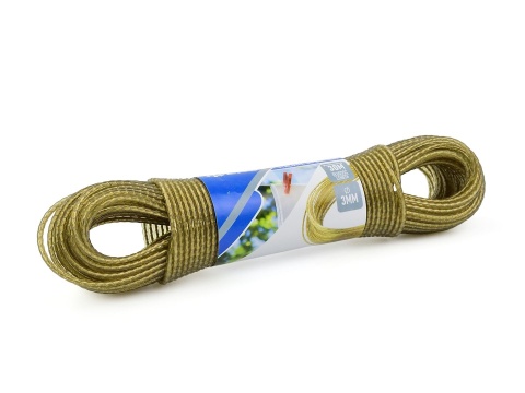 Linka stalowa do bielizny 3mm x 30m (24)