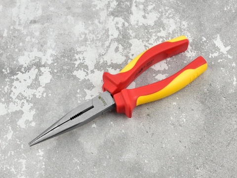 Szczypce izolowane wydłużone proste 200mm VDE (60)