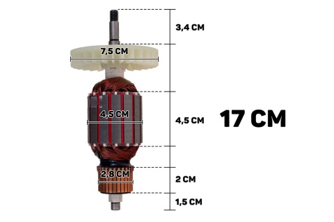 Wirnik do piły elektrycznej łańcuchowej ( side engine) 2400W (1)