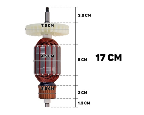 Wirnik do piły elektrycznej łańcuchowej ( straight engine) 2400W (1)