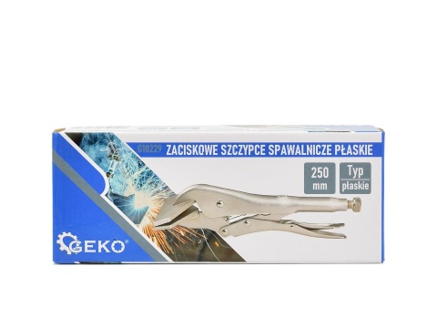 Zaciskowe szczypce spawalnicze 250mm płaskie (20)