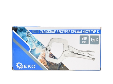 Zaciskowe szczypce spawalnicze 280mm typ C (30)