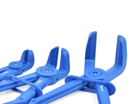 Zestaw 3szt. szczypiec zaciskowych wygiętych do przewodów (20)