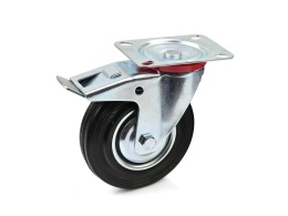 Koło obrotowe z hamulcem 125mm (25)