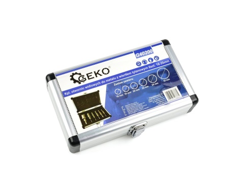 Kpl. otwornic widiowych do metalu z wiertłem tytanowym 6szt. 16-35mm (16)