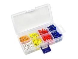 Kpl. tulejek, końcówek zarabiania kabli konektorów 500szt. (100)