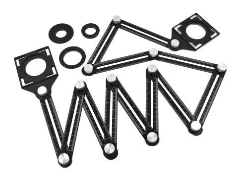 Szablon-Przymiar do otworów płytek 12 ramion (40)