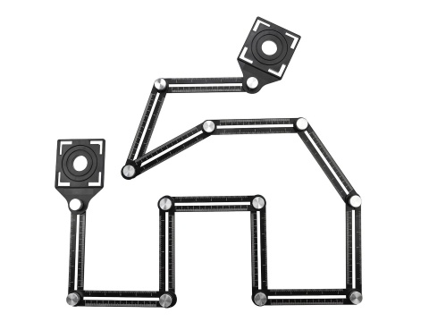 Szablon-Przymiar do otworów płytek 12 ramion (40)