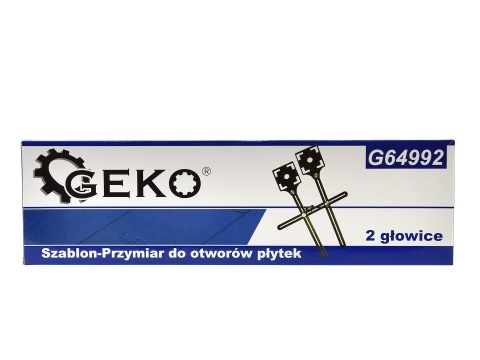 Szablon-Przymiar do otworów płytek 2 głowice (50)