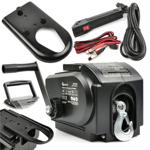 Wyciągarka elektryczna przenośna 12V 2000LB (1)