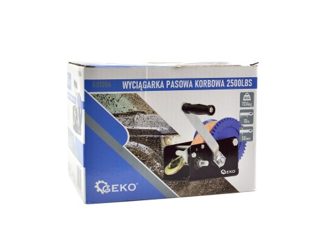 Wyciągarka pasowa korbowa 2500lbs (4)