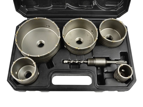 Zestaw otwornic z widią do betonu 6el. (4)