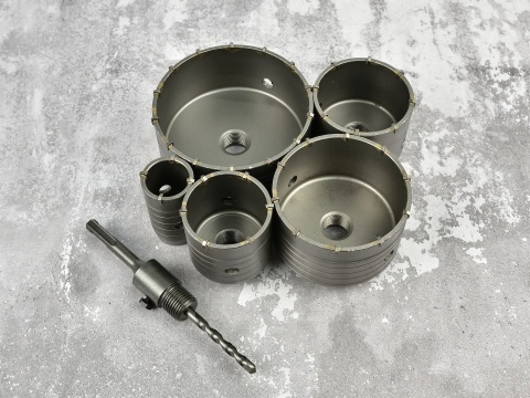 Zestaw otwornic z widią do betonu 6el. (4)