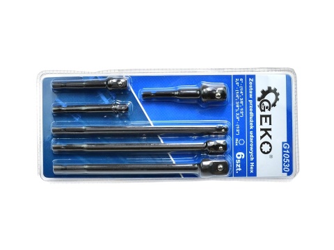 Zestaw przedłużek udarowych Hex 1/4"-1/2" 6szt. (6/48)