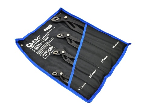 Zestaw szczypiec nastawnych do rur 4el. 175mm-400mm CRV (10)