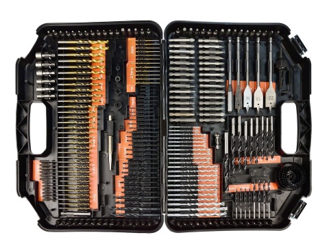 Zestaw wierteł nasadek bitów otwornic HSS 246el.(5)