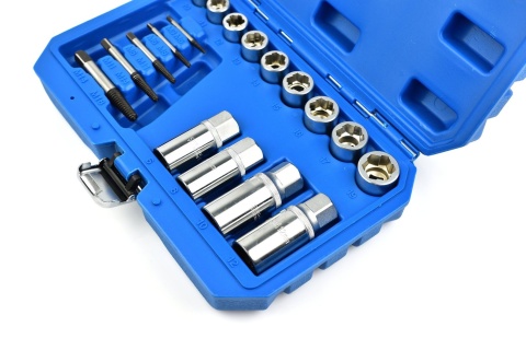 Zestaw wykrętaków do śrub i szpilek 17el. (10)