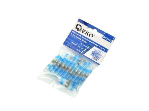 Złączki rurki koszulki termokurczliwe z cyną 1,5-2,5mm2 30szt. (500)