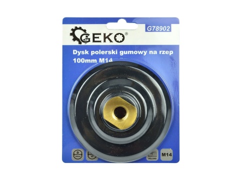 Dysk polerski gumowy na rzep 100mm M14 (10/100)