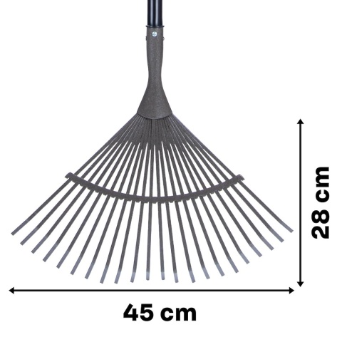 Grabie metalowe wachlarzowe 150cm 22z HARD-LINE (6)