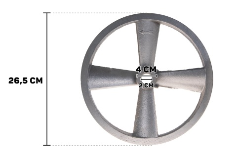 Koło pasowe kompresora 200L
