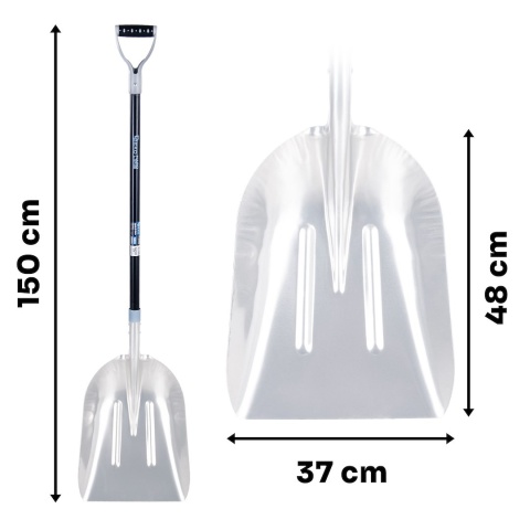 Łopata aluminiowa do zboża 150cm HARD-LINE (6)