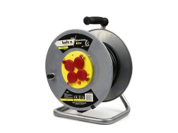 Przedłużacz elektryczny bębnowy metalowy 3x2,5mm 25m (2)