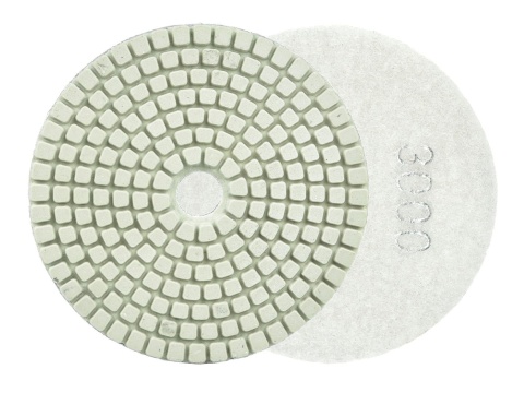 Tarcza polerska do szlifowania gresu na mokro 100mm GR3000 (5/25/250)