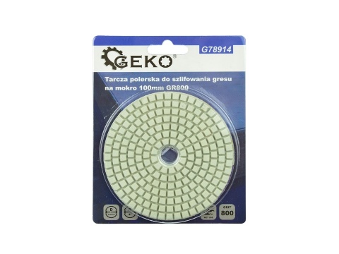 Tarcza polerska do szlifowania gresu na mokro 100mm GR800 (5/25/200)