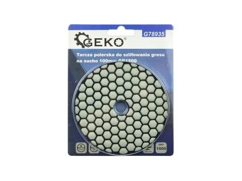 Tarcza polerska do szlifowania gresu na sucho 100mm GR1500 (5/25/250)